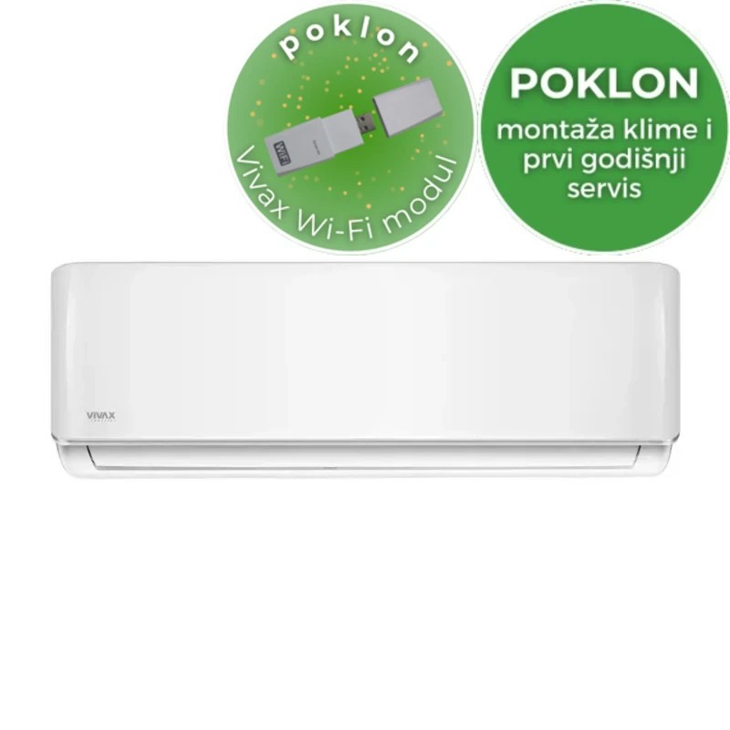 Vivax klima R-Design Inverter ACP-12CH35AERI+, A+++/A++ kl. - Grijanje do -25C + montaža klime