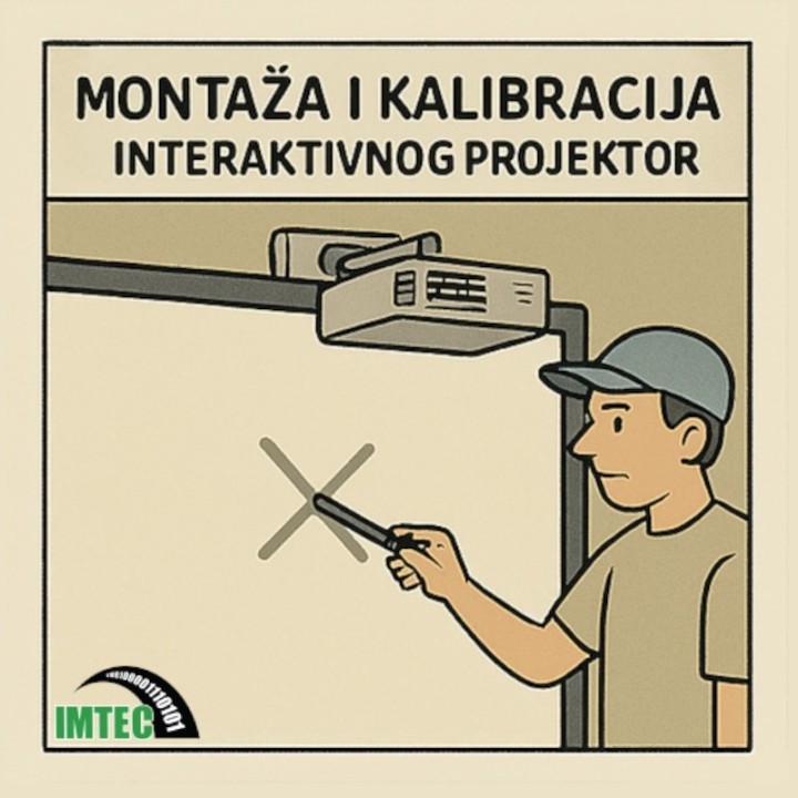 Montaža i kalibracija interaktivnog projektora