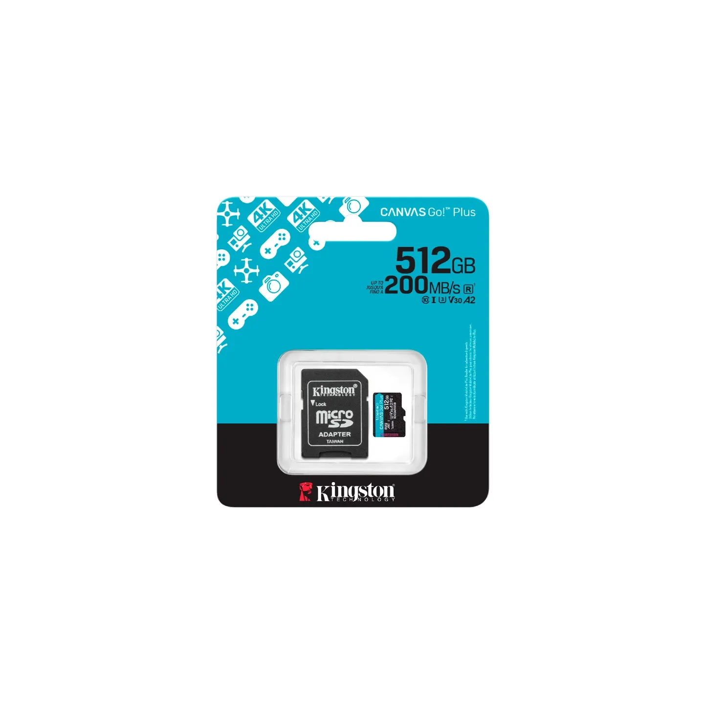 Kingston MC microSD 512GB CanvasGoPlus