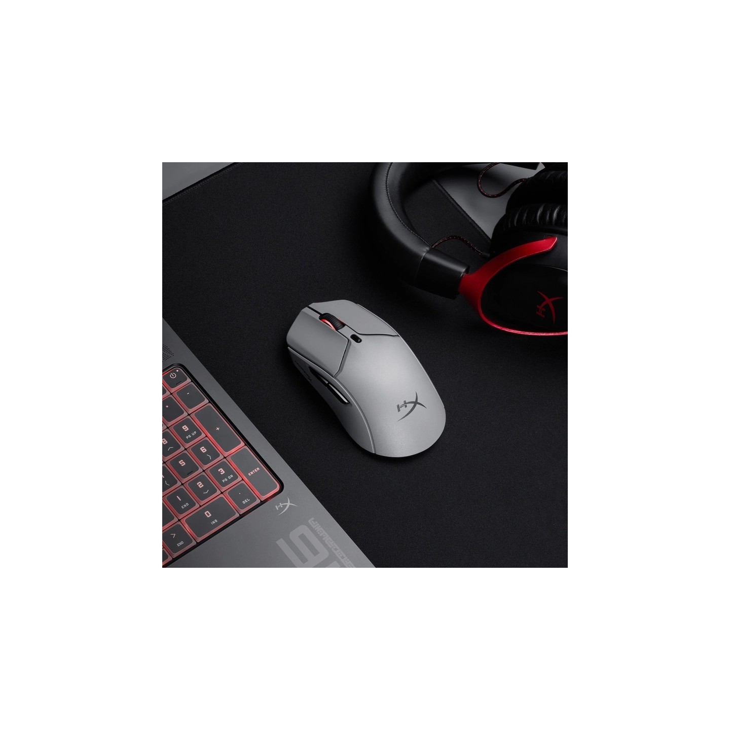 Miš HyperX Pulsefire Haste 2 Pro 4K Wireless Gaming Sivi