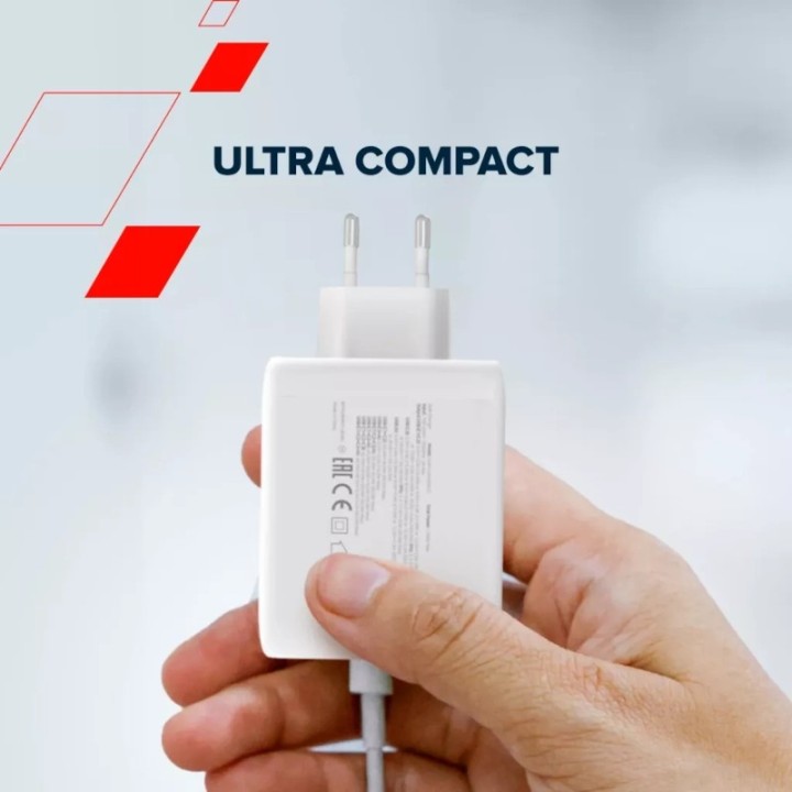 Canyon punjač CU100ACC GaN 100W 3x USB-C + 1x USB-A PD/QC bi