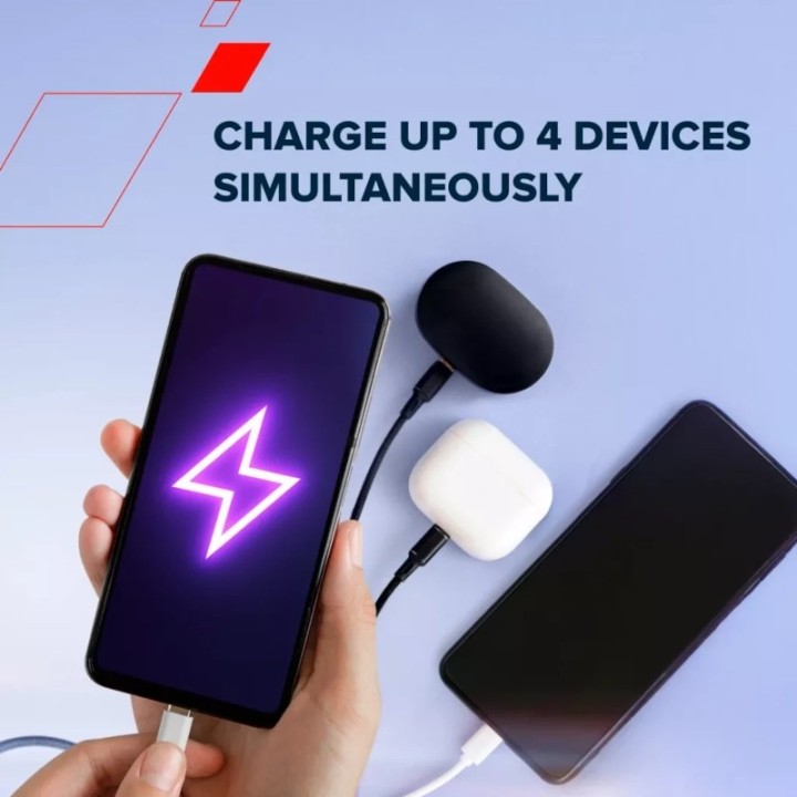 Canyon punjač CU100ACC GaN 100W 3x USB-C + 1x USB-A PD/QC bi