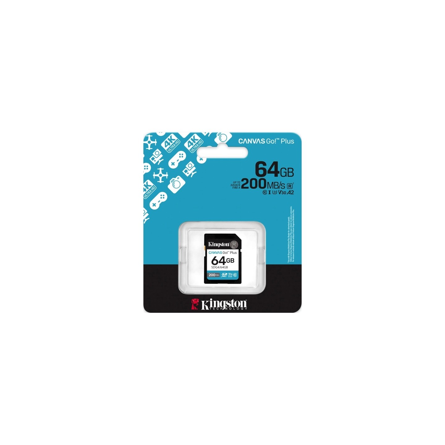 Kingston MC SD 64GB CanvasGoPlus