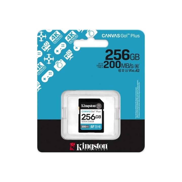 Kingston MC SD 256GB CanvasGoPlus