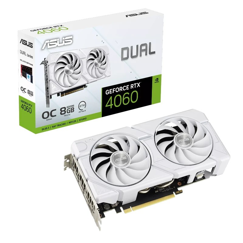 Grafička kartica Asus Dual Nvidia RTX4060 8GB White