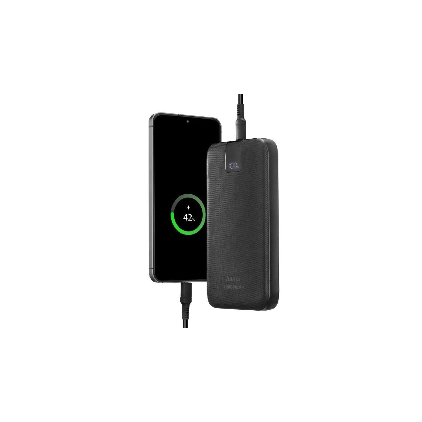 Powerbank Hama PD20 20000 mAh, anthracit