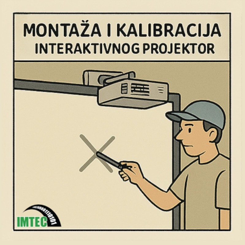 Montaža i kalibracija interaktivnog projektora