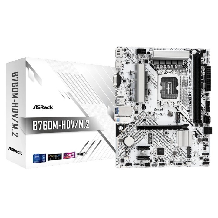 Asrock matična ploča Intel B760M-HDV, LGA1700