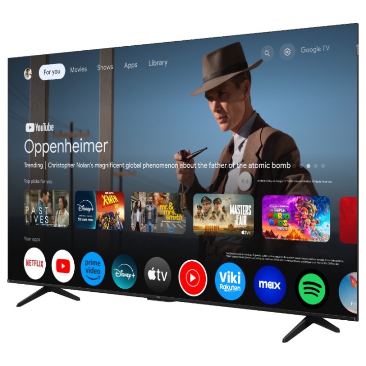TCL Televizor 75P7K QLED 75'' (190cm) 4K UHD, 120Hz, Google TV