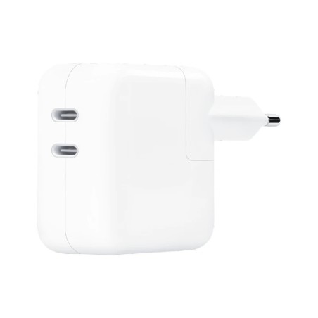Apple punjač Dual USB-C 35W bijeli bez kabla