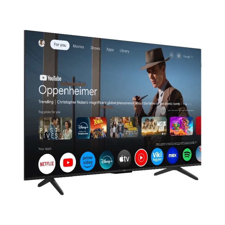 TCL TV 50P7K QLED 55'' 4K UHD, Google TV