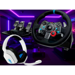 Logitech volan G29 PlayStation 5,4,3 i PC + slušalice Astro A10
