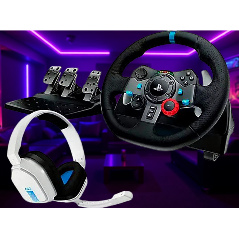 Logitech volan G29 PlayStation 5,4,3 i PC + slušalice Astro A10