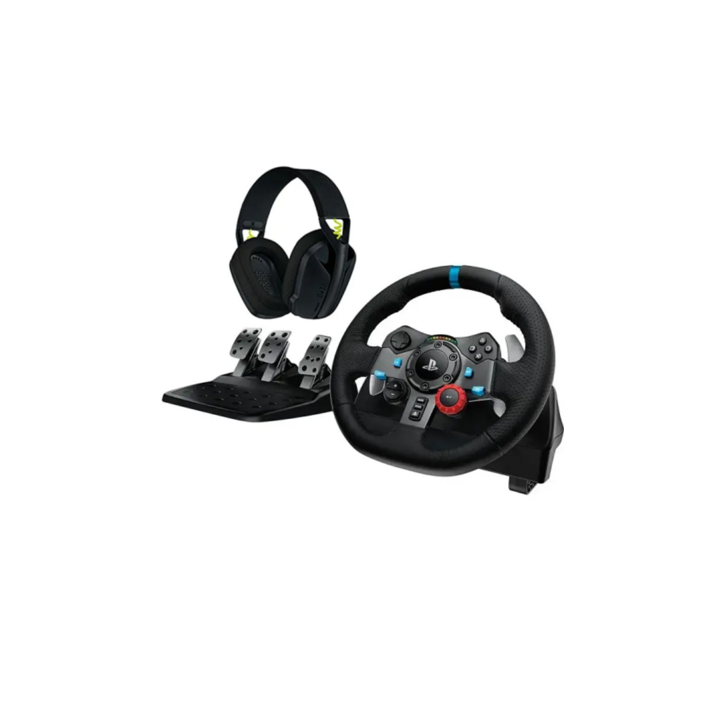 Logitech volan G29 PlayStation 5,4,3 i PC + slušalice G435 crne