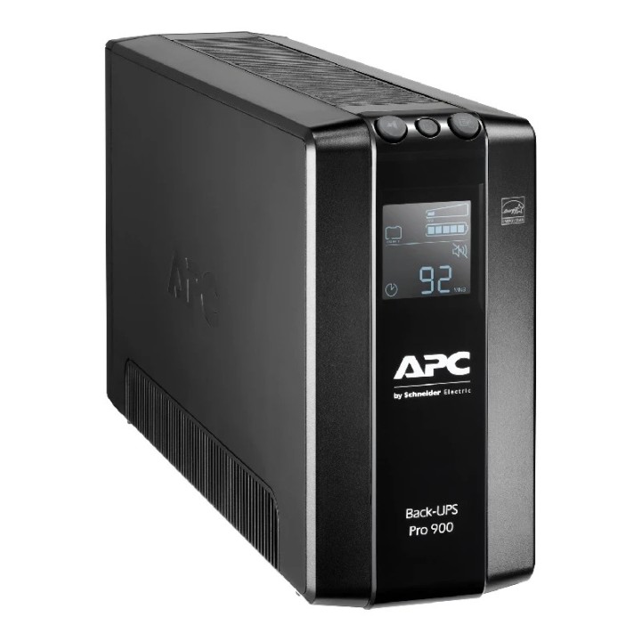 APC Back-UPS Pro, 900VA/540W, Tower, 230V, 6x IEC C13 outlets, AVR, LCD, User Replaceable Battery