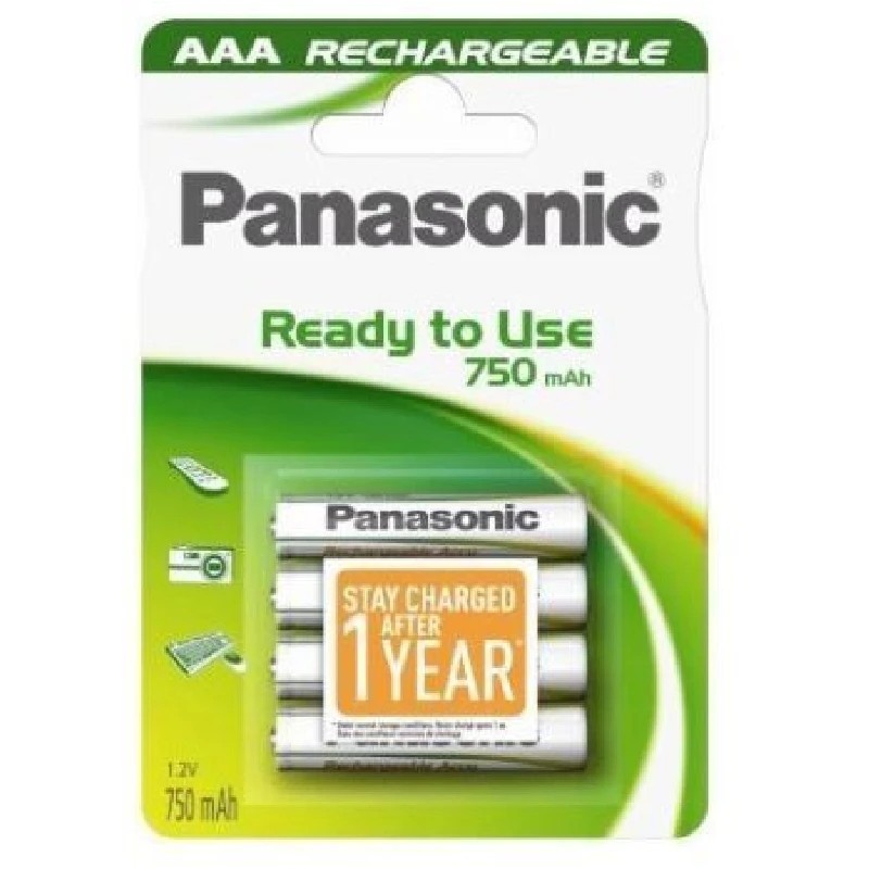 Panasonic baterija HHR-4MVE/4BC 750mAh - punjive 4/1