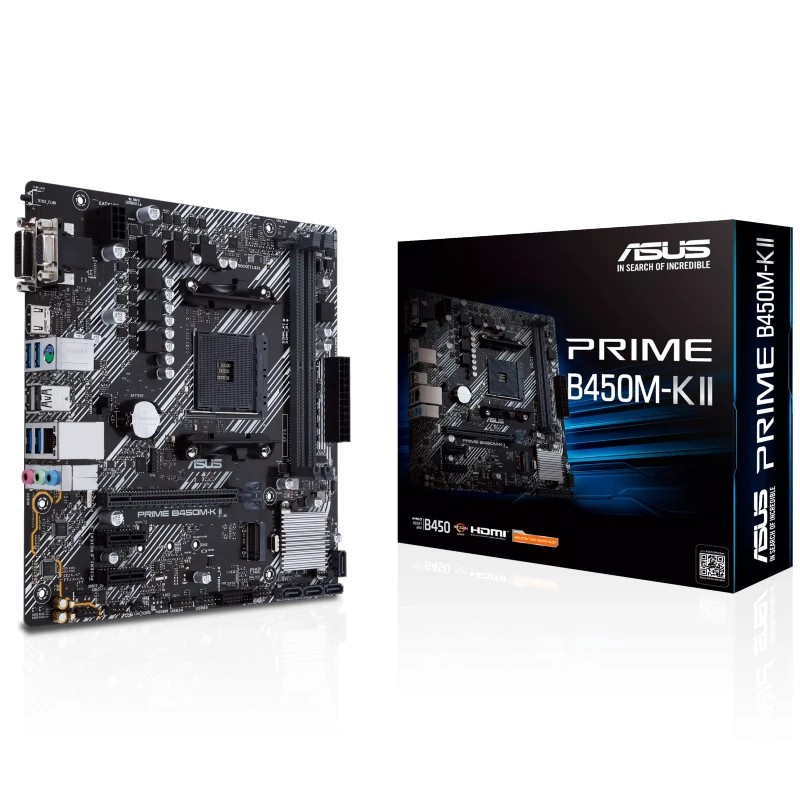 Asus matična ploča AMD B450M-K II AM4
