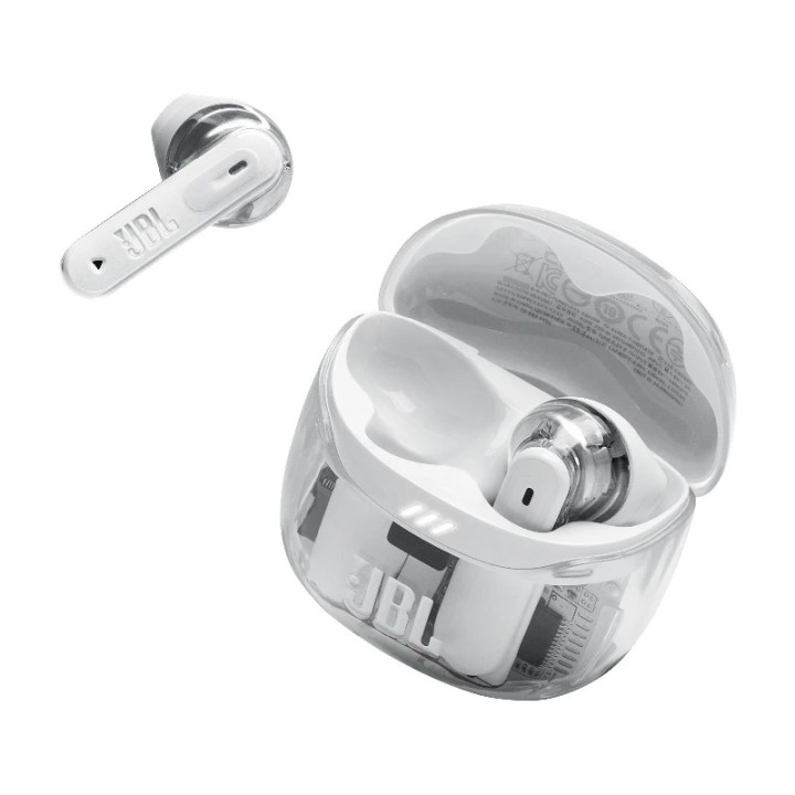 JBL slušalice bluetooth Tune Flex 2 prozirno-bijele