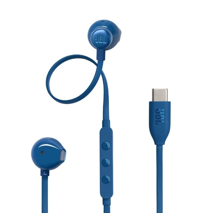 JBL slušalice T305C USB-C plave
