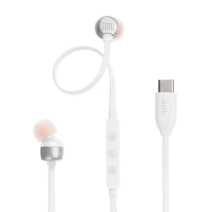 JBL slušalice T310C USB-C bijela