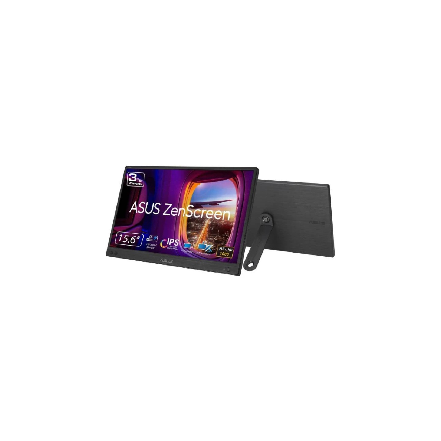 Asus monitor Zenscreen 15,6'' MB166CR, (90LM07D3-B03170)