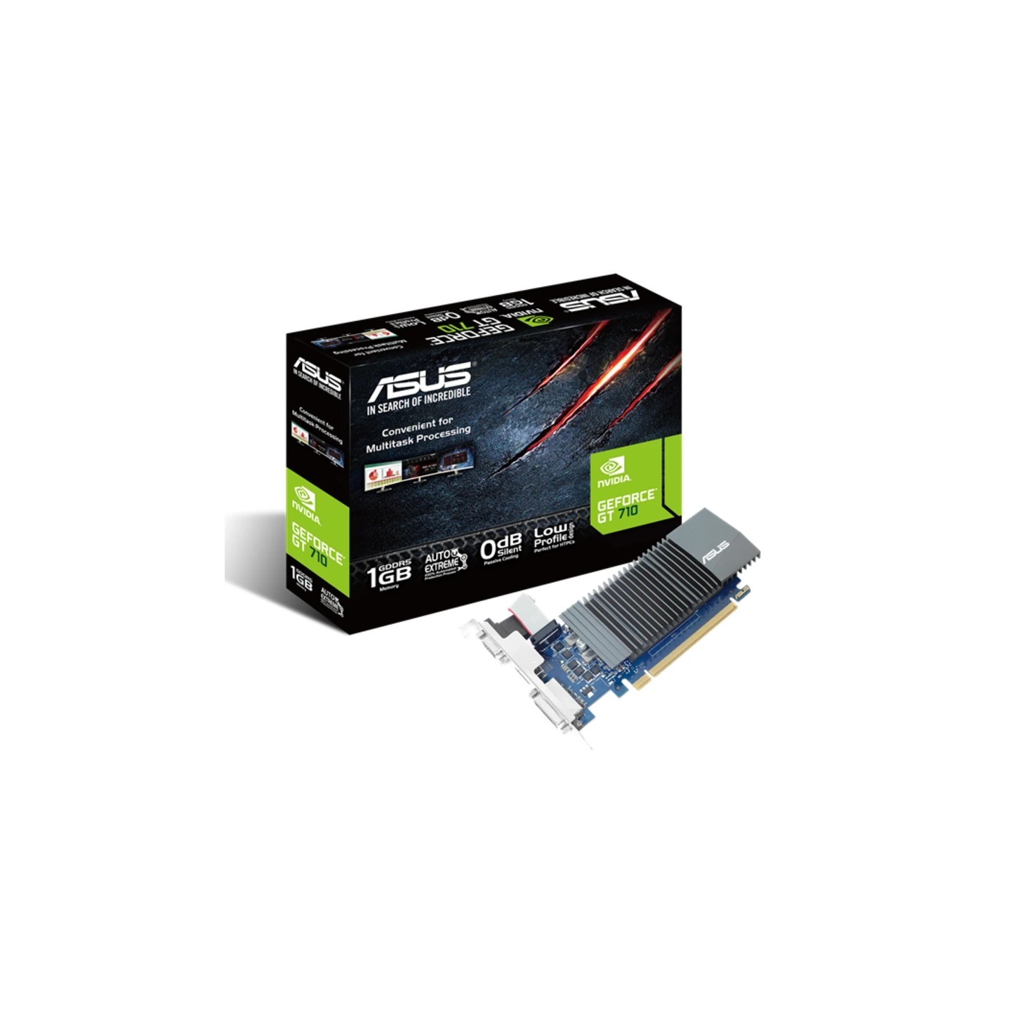 Asus nVidia GeForce GT710 2GB DDR3, GT710-2-SL-BRK