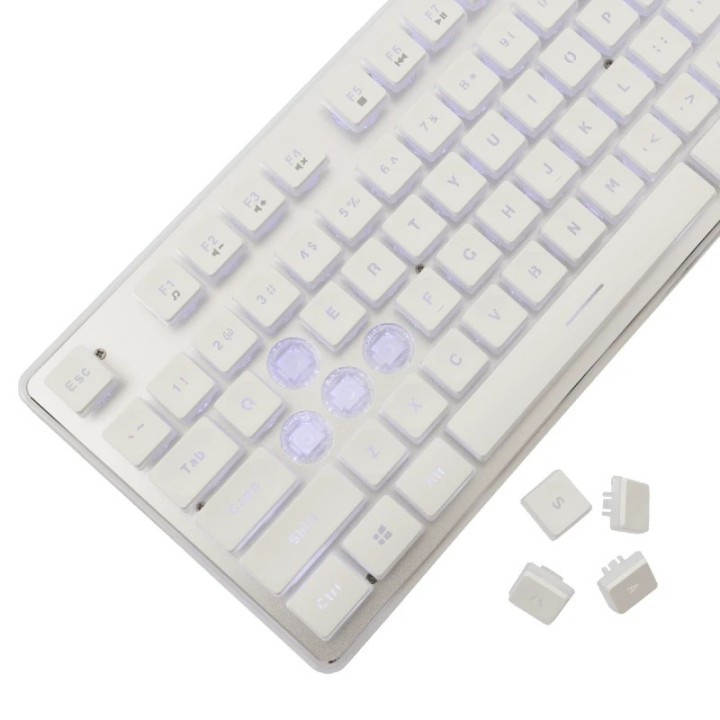 White shark gaming tastatura Tachi US bijela