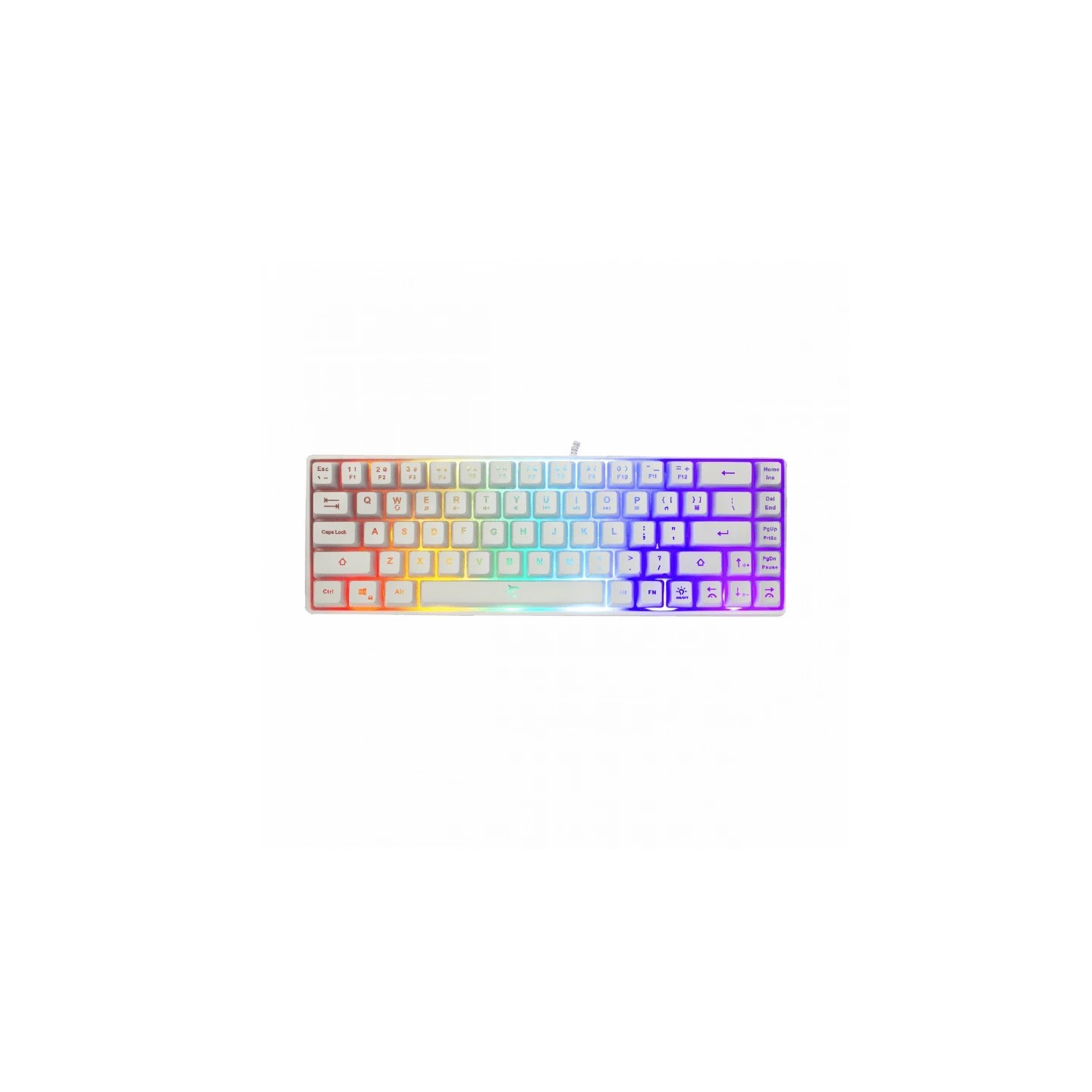 White shark gaming tastatura Ronin US bijela -