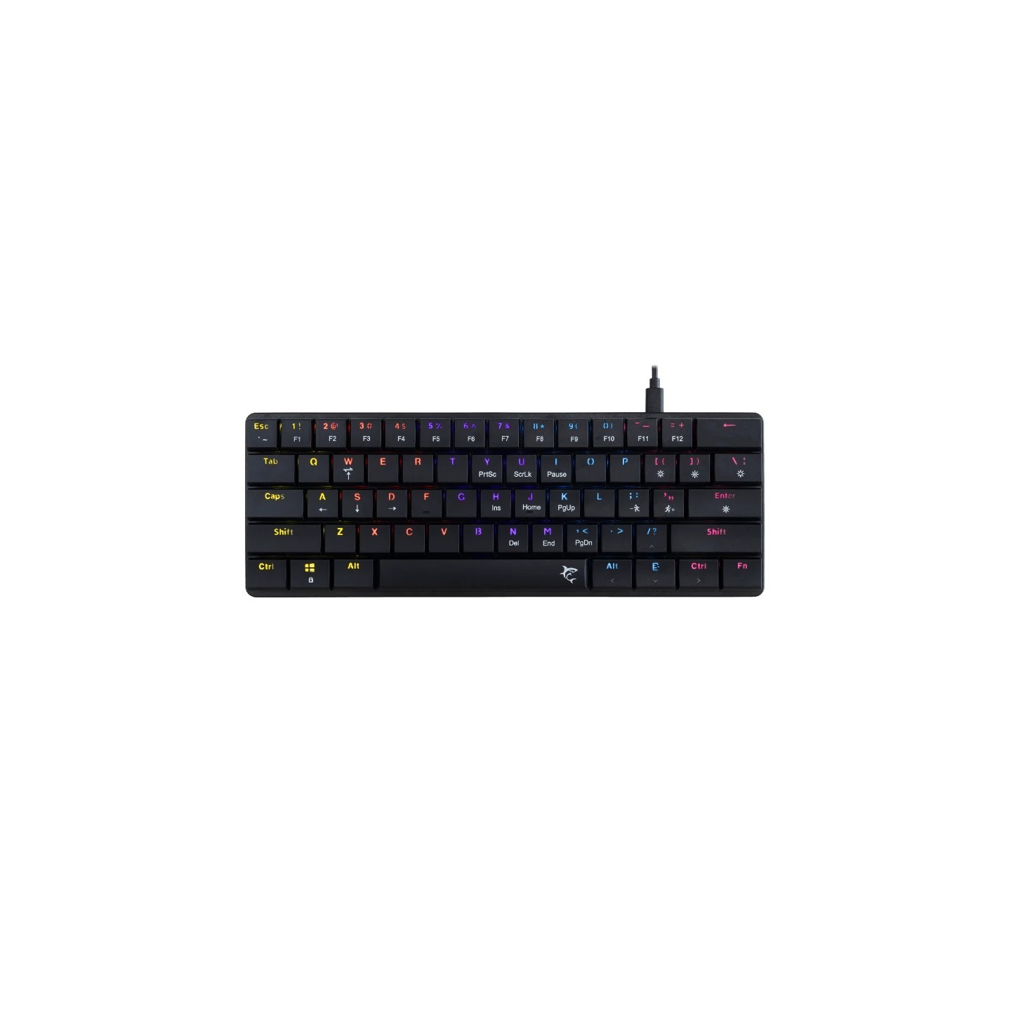 White shark gaming tastatura Nagamaki mehanička red SW US crna