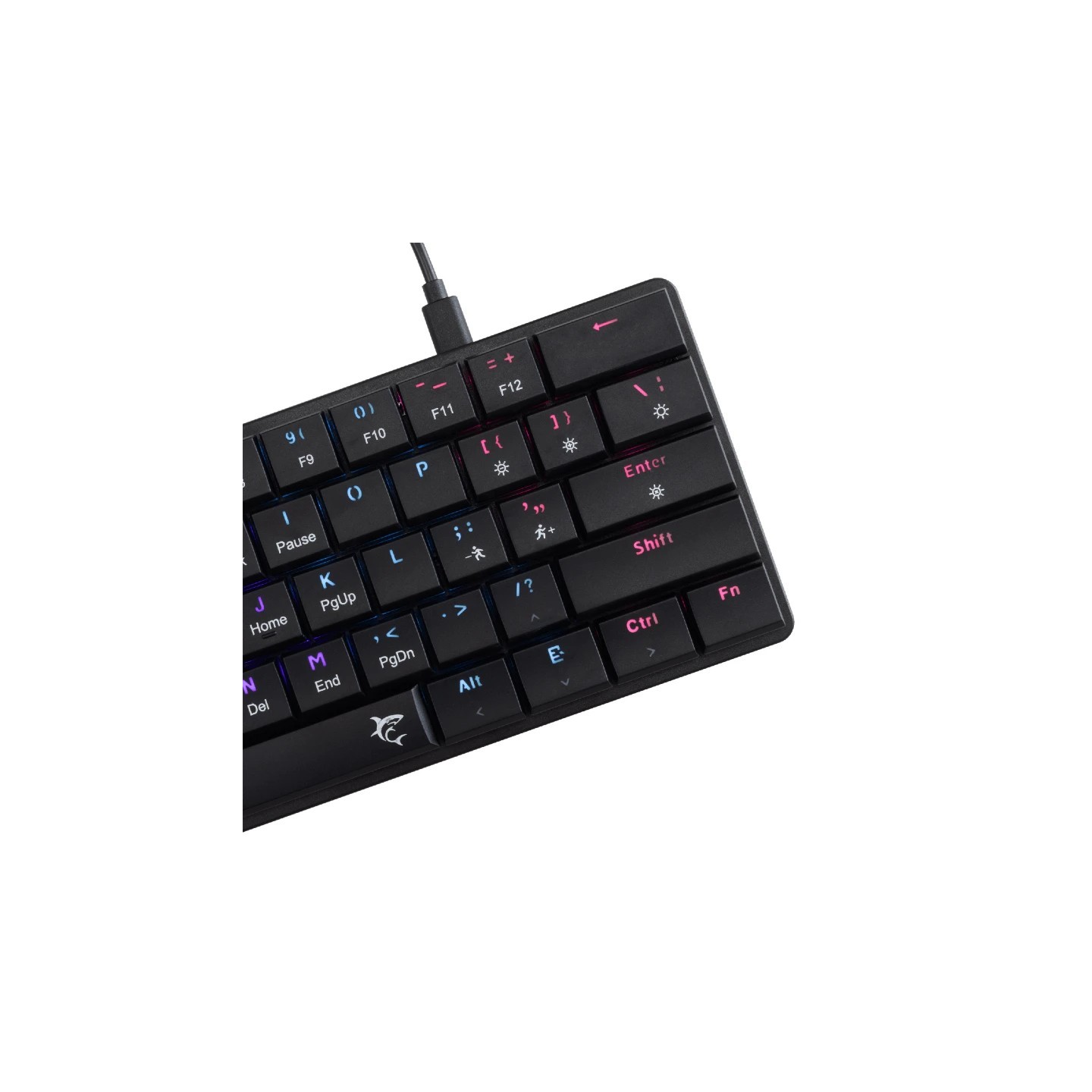 White shark gaming tastatura Nagamaki mehanička red SW US crna