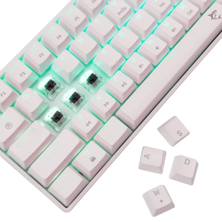 White shark gaming tastatura Shinobi-2 mehanička brown SW bijela