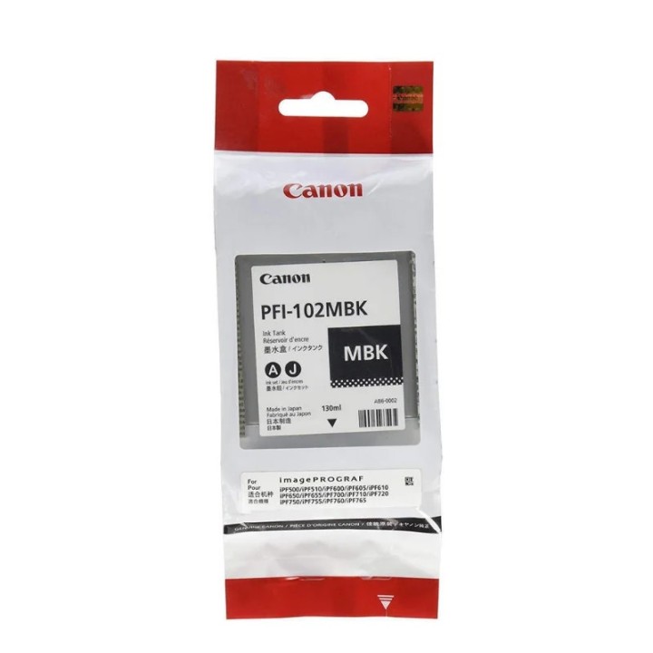 Canon tinta PFI-102MBK Matte crni