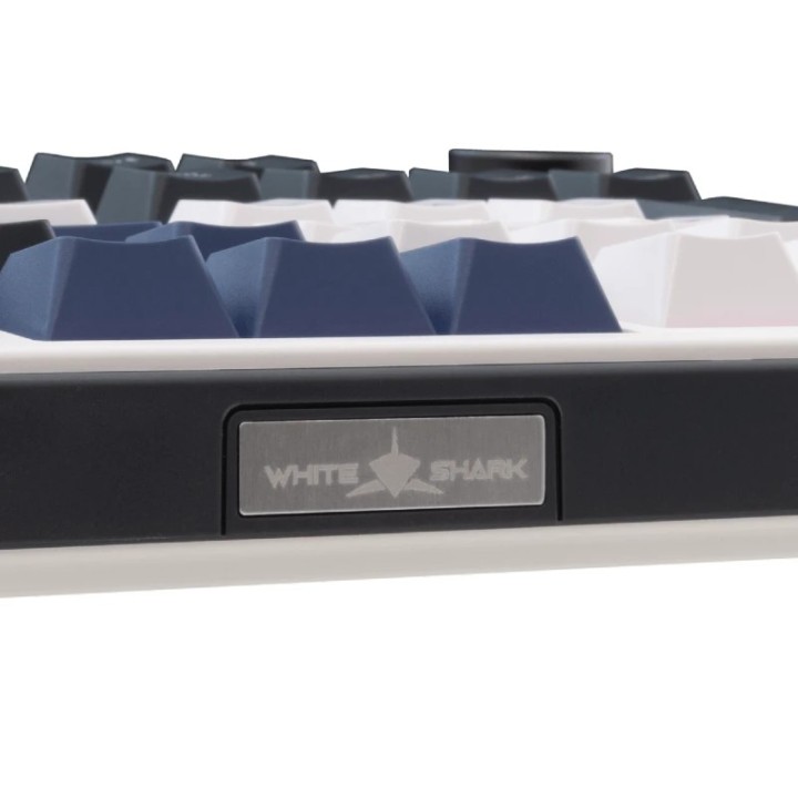 White shark gaming tastatura Excalibur mehanička red SW US bijela
