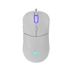White shark gaming miš Badgemagus bijeli