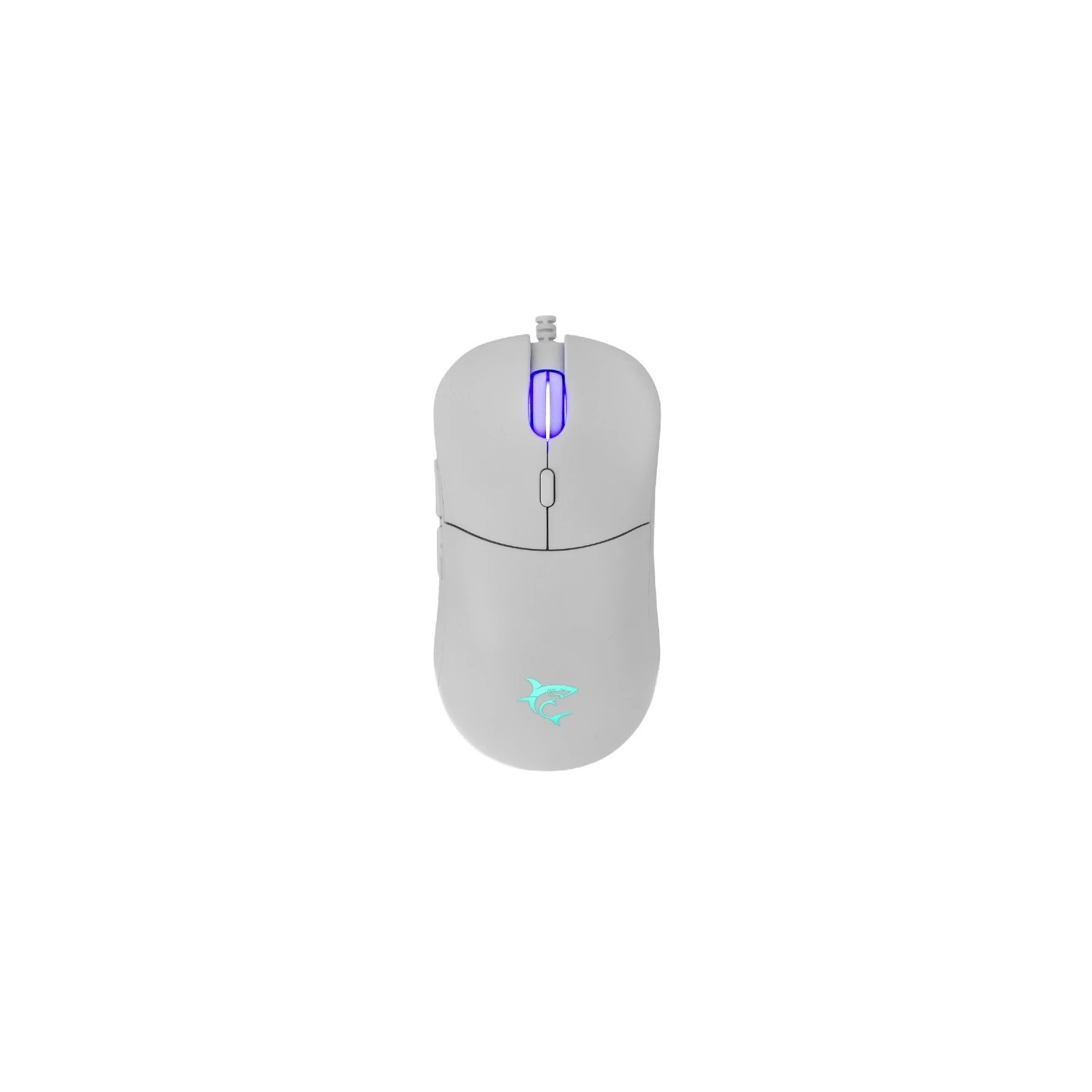 White shark gaming miš Badgemagus bijeli