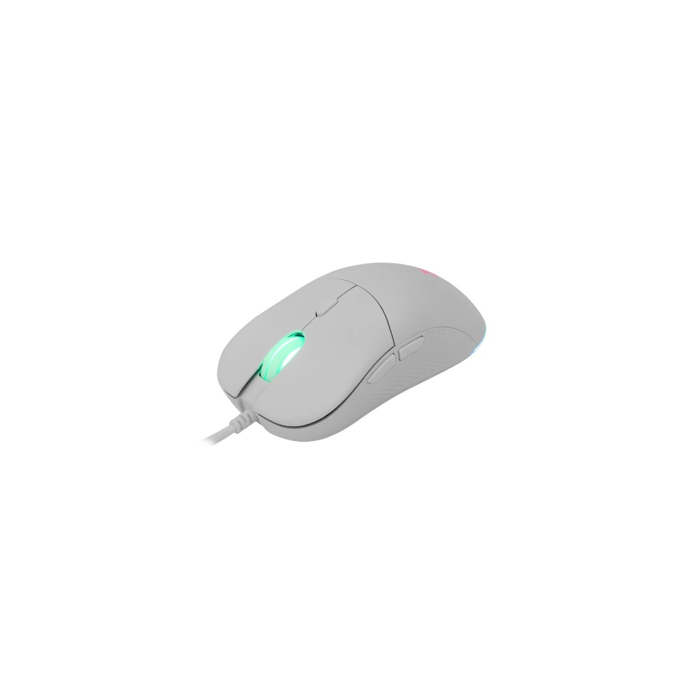 White shark gaming miš Badgemagus bijeli