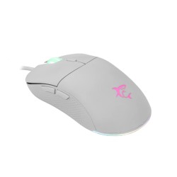White shark gaming miš Badgemagus bijeli