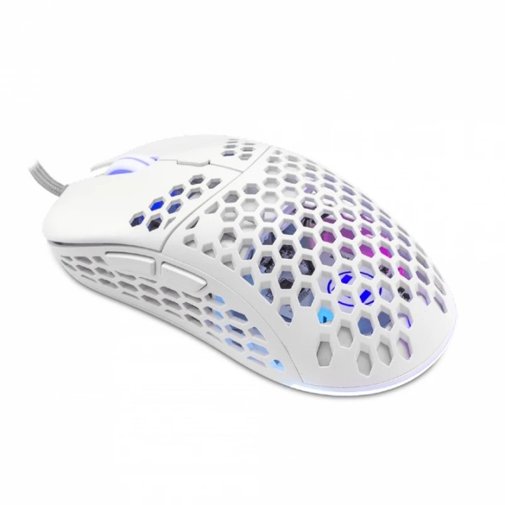 White shark gaming miš Naginata bijeli