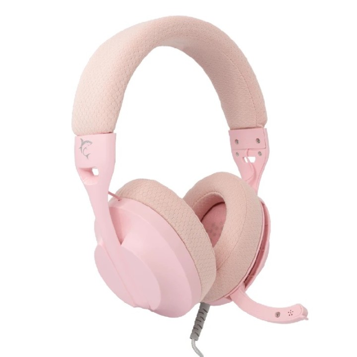 White shark slušalice Parrot roze