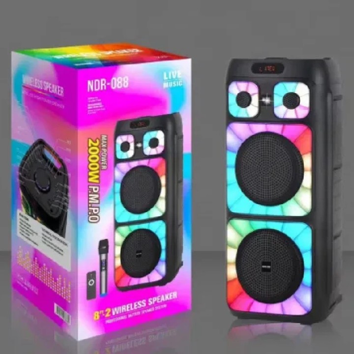 Bluetooth zvučnik NDR-088, karaoke s wireless mikrofonom
