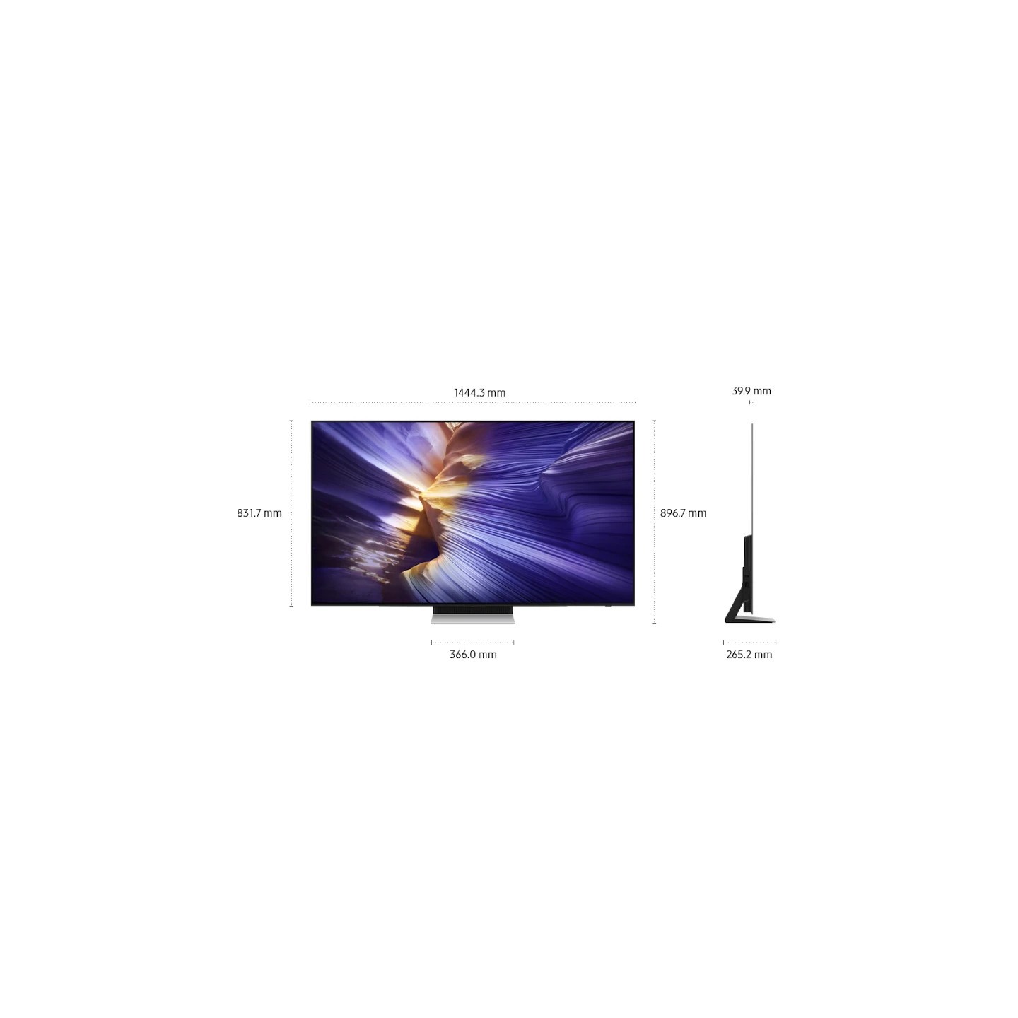 Samsung Televizor QE65S90FATXXH OLED 65'' (165cm) 4K UHD, Tizen TV