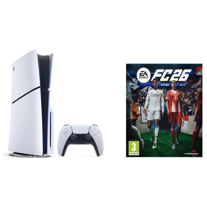 Sony PlayStation 5 Slim E chassis + EA Sports FC 26 VCH