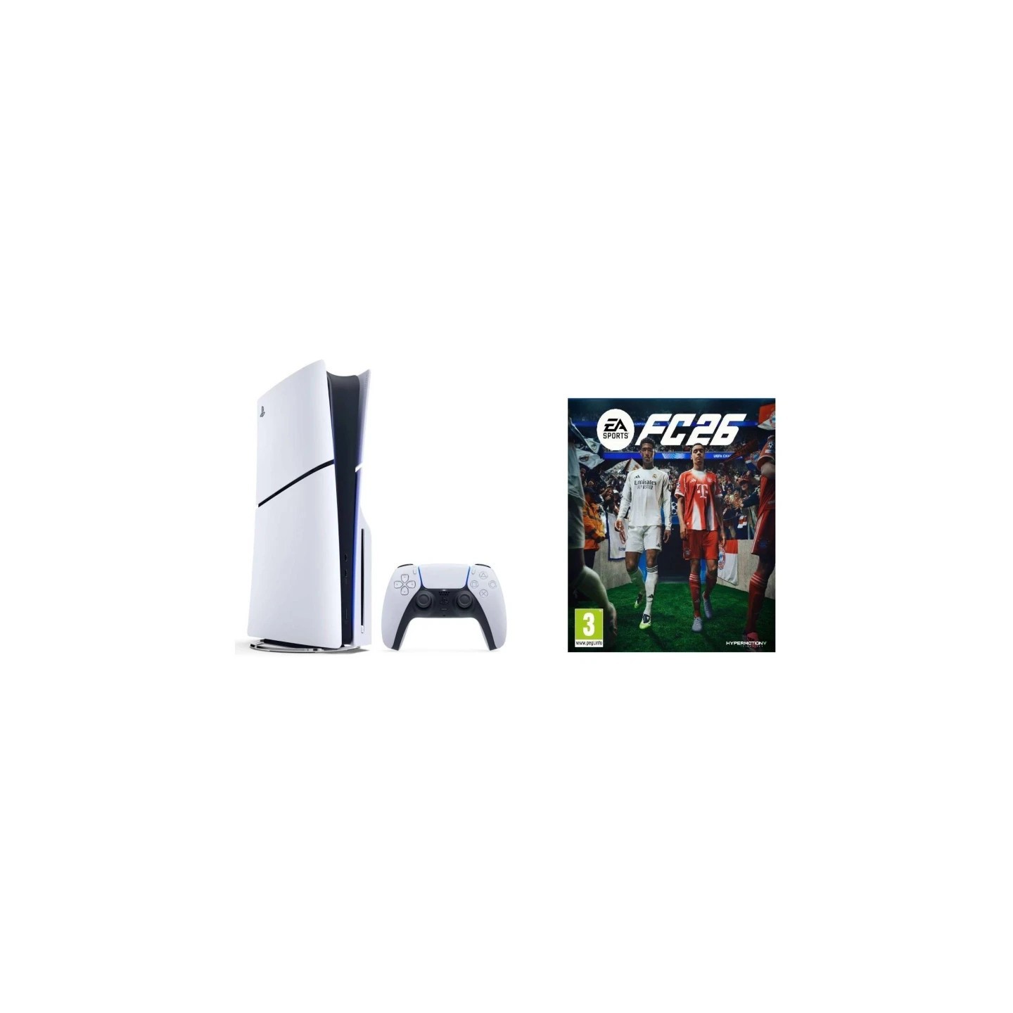 Sony PlayStation 5 Slim E chassis + EA Sports FC 26 VCH