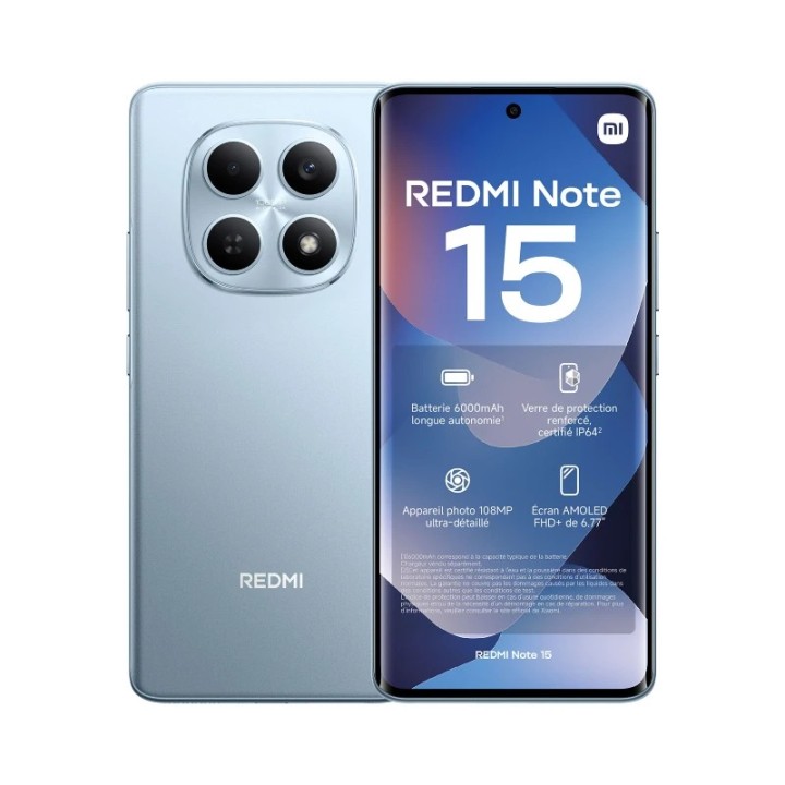 Mobitel Xiaomi Redmi Note 15, 4G, 8/256GB, plavi