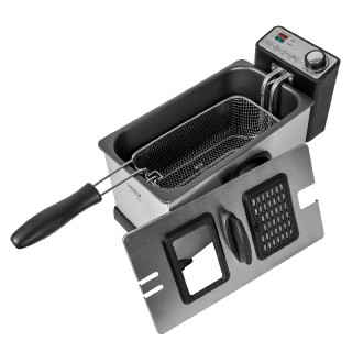 VIVAX friteza 3L 2000W DF-2003SS, inox, podesiva temperatura, velika korpa