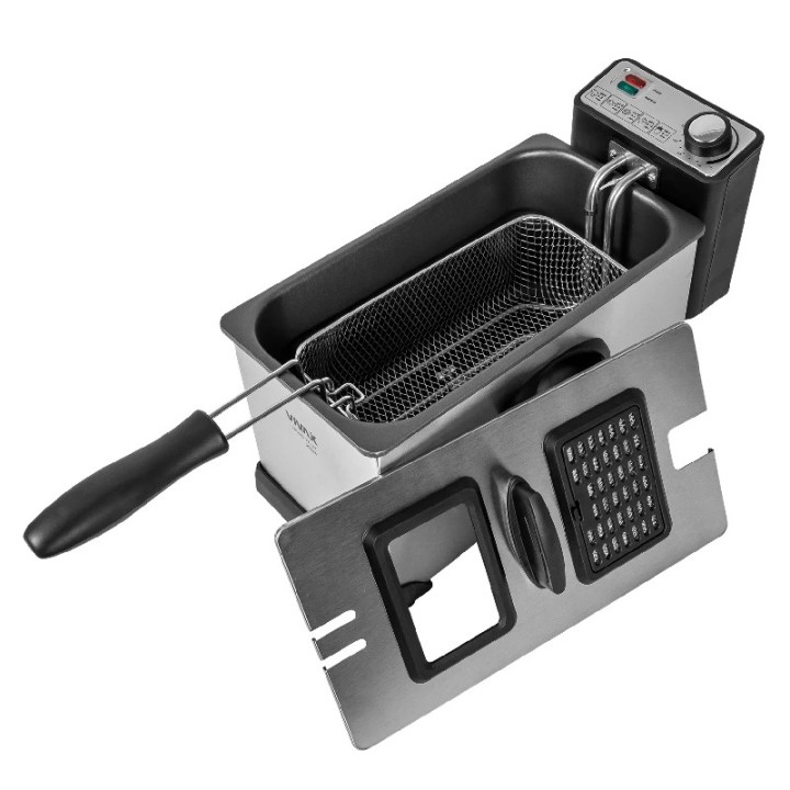 VIVAX friteza 3L 2000W DF-2003SS, inox, podesiva temperatura, velika korpa