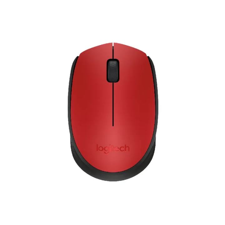 Logitech bežični miš M171 crveni