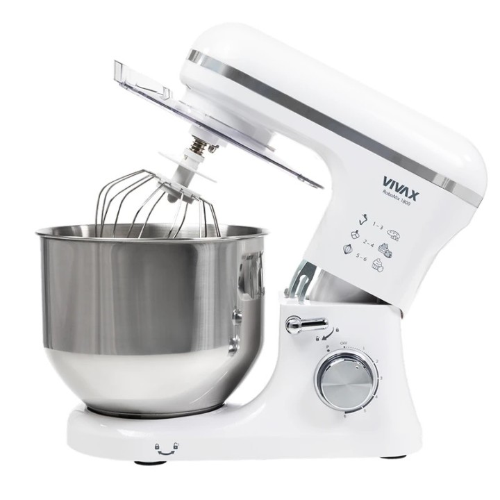 VIVAX multipraktik kuhinjski robot RM-71800WH 1800W, 7L, 6 brzina, set nastavaka