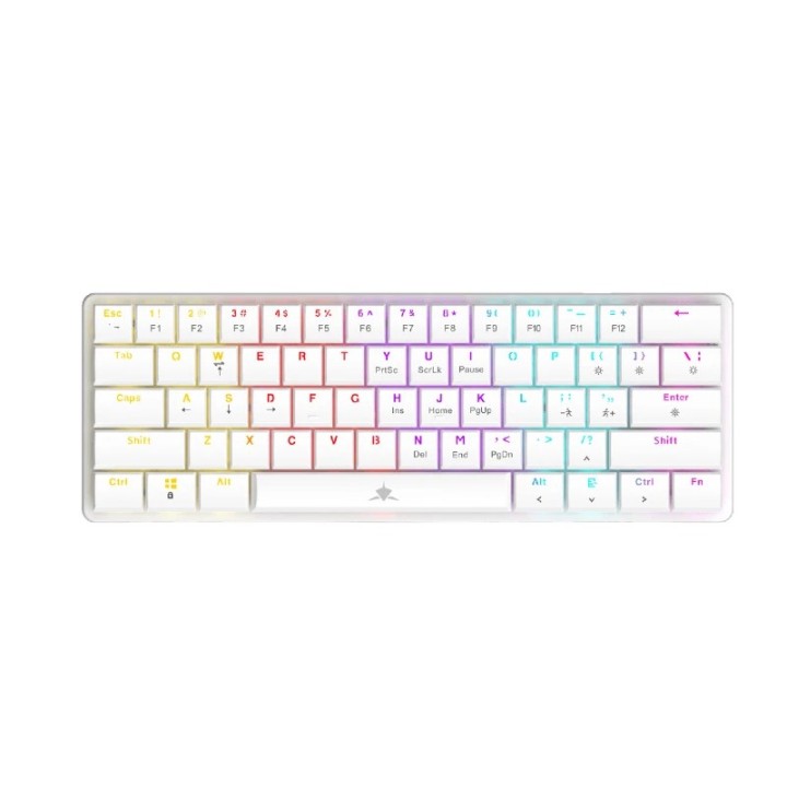 White shark gaming tastatura Nagamaki mehanička Blue SW US bijela