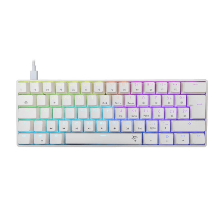White shark gaming tastatura Shinobi mehanička Brown SW bijela